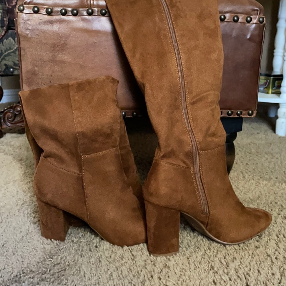 Top Moda Thigh Hogh Boots NWOB